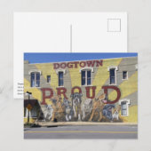 North Little Rock, AR: Dogtown Proud Mural Postkarte (Vorne/Hinten)