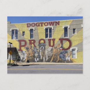 North Little Rock, AR: Dogtown Proud Mural Postkarte