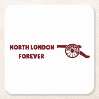 North London Forever Rechteckiger Pappuntersetzer