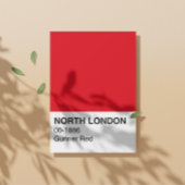 North London Gunner Red - Vollbreite Poster