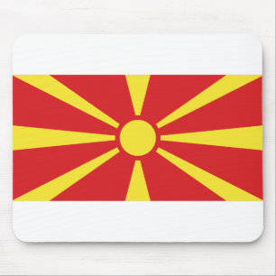 North Macedonia Flag Mousepad