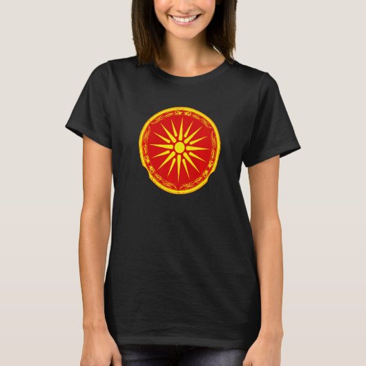 North Macedonian flag T-Shirt (Vorderseite)