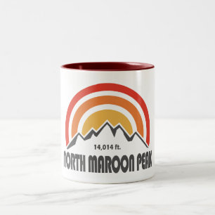 North Maroon Peak Zweifarbige Tasse