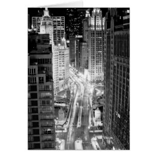 North Michigan Avenue in Chicago nach dem Winter