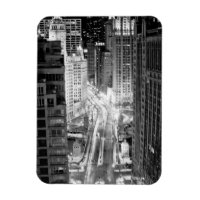 North Michigan Avenue in Chicago nach dem Winter