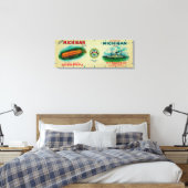 North Michigan Corn LabelGrand Rapids, MI Leinwanddruck (Insitu (Schlafzimmer))