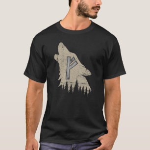 North Mythology Fenrir Wolf Viking T-Shirt