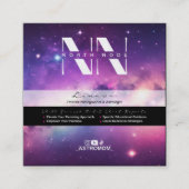 North Node Biz Cards Quadratische Visitenkarte (Vorderseite)