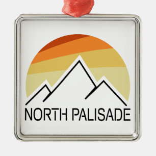 North Palisade California Retro Ornament Aus Metall