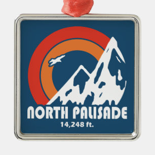 North Palisade California Sun Eagle Ornament Aus Metall