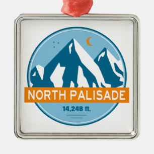 North Palisade Kalifornien Sterne Mond Ornament Aus Metall