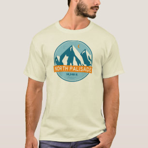 North Palisade Kalifornien Sterne Mond T-Shirt