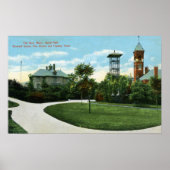 North Park View of Brownell School, Fire Poster (Vorne)