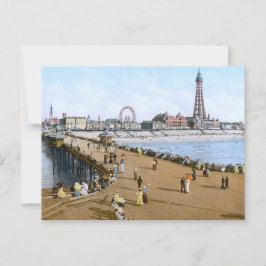 North Pier in Blackpool, England (c. 1900) Postkarte