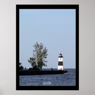 North Pier Lighthouse, Presque Isle, PA Poster