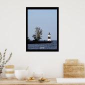 North Pier Lighthouse, Presque Isle, PA Poster (Küche)