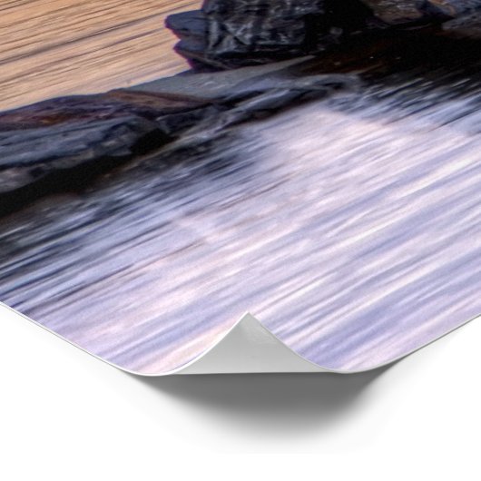 North Pier Morning Poster (Ecke)