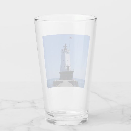 North Pierhead Lighthouse, Ludington, MI Glas (Rückseite)