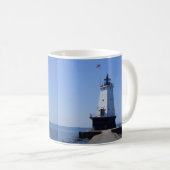 North Pierhead Lighthouse, Ludington, MI Kaffeetasse (VorderseiteRechts)