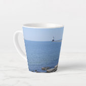 North Pierhead Lighthouse, Ludington, MI Milchtasse (Linke Ecke)