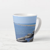 North Pierhead Lighthouse, Ludington, MI Milchtasse (Rechte Ecke)