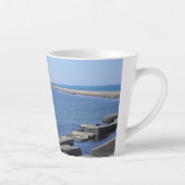 North Pierhead Lighthouse, Ludington, MI Milchtasse (Rechts)