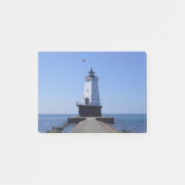 North Pierhead Lighthouse, Ludington, MI Post-it Klebezettel