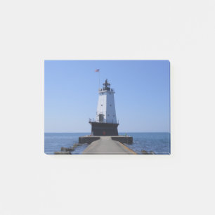 North Pierhead Lighthouse, Ludington, MI Post-it Klebezettel
