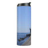 North Pierhead Lighthouse, Ludington, MI Thermosbecher (Nach links gedreht)