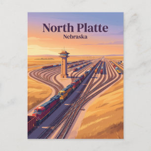 North Platte, Nebraska Postkarte