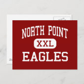 North Point - Eagles - High - Waldorf Maryland Postkarte (Vorne/Hinten)
