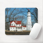 North Point Leuchtturm, Milw WI Mousepad (Mit Mouse)