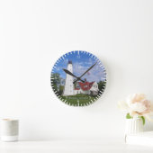 North Point Lighthouse clock Runde Wanduhr (Zuhause)