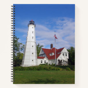 North Point Lighthouse Notebook Notizblock