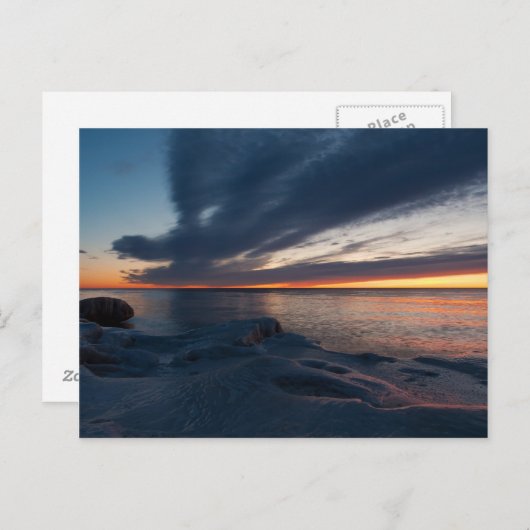 North Point Sunrise Milwaukee, Wisconsin Postkarte (Vorne/Hinten)