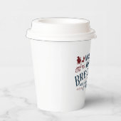 North Pole Bed Breakfast Weihnachten Pappbecher (Rechts)