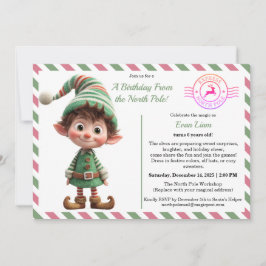 North Pole Birthday Magic | Enchanted Elf Einladung