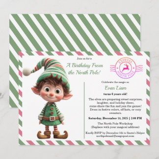 North Pole Birthday Magic | Enchanted Elf Einladung