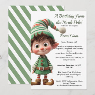 North Pole Birthday Magic | Enchanted Elf Einladung
