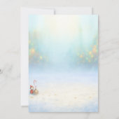 North Pole Birthday Magic | Enchanted Elf Einladung (Rückseite)