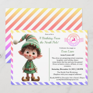 North Pole Birthday Magic | Enchanted Elf Einladung