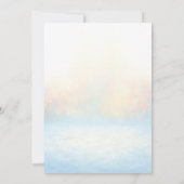 North Pole Birthday Magic | Enchanted Elf Einladung (Rückseite)