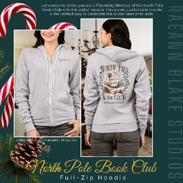North Pole Book Club Full-Zip Hoodie