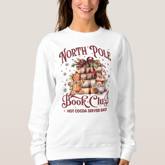 North Pole Book Club Sweatshirt (Vorderseite)