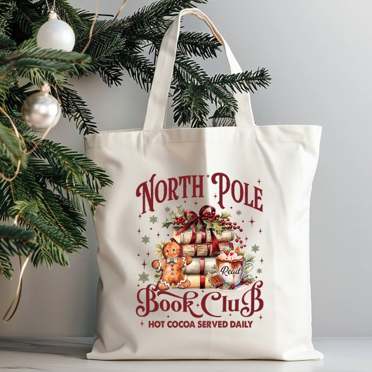 North Pole Book Club Tragetasche