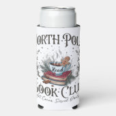 North Pole Book Club Weihnachten Selters Dosenkühler (Seltzer Vorderseite)