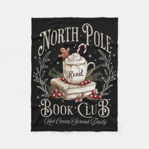 North Pole Book Club Weihnachten Weihnachten Weihn Fleecedecke