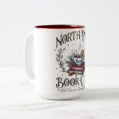 North Pole Book Club Weihnachten Zweifarbige Tasse (Vorderseite Links)