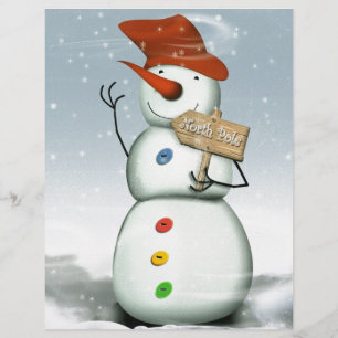 North Pole Bound Snowman