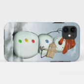 North Pole Bound Snowman Case-Mate iPhone Hülle (Rückseite (Horizontal))
